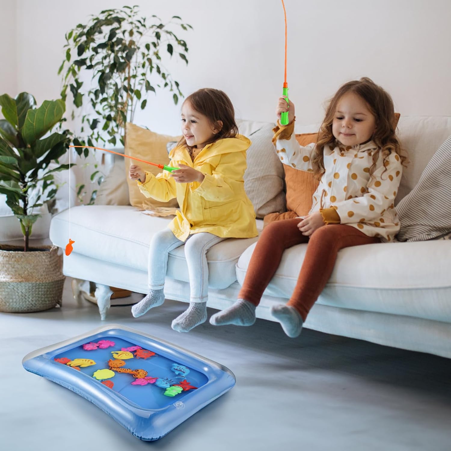 Detalle 2 de Tigvio Angeln Spielzeug – 42-teiliges Badewasser-Angelset für Kinder ab 3 Jahren