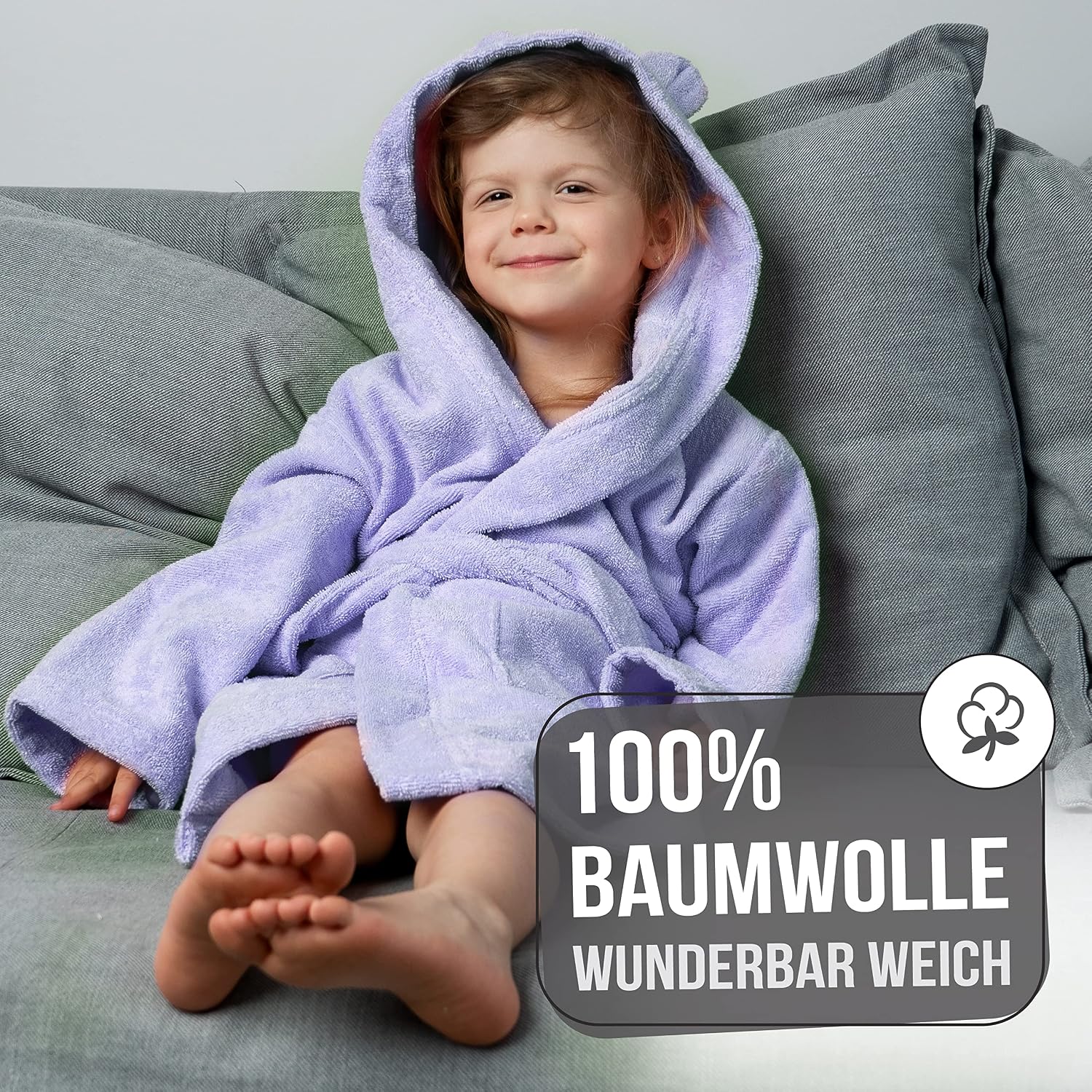Thumbnail 3 de Twinzen Kinderbademantel 86–152