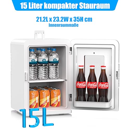 Thumbnail 6 de KESSER Mini réfrigérateur 2 en 1 — Glacière portable de 15 litres avec fonction chauffage, AC/DC 220-240 V / 12 V et prise allume-cigares
