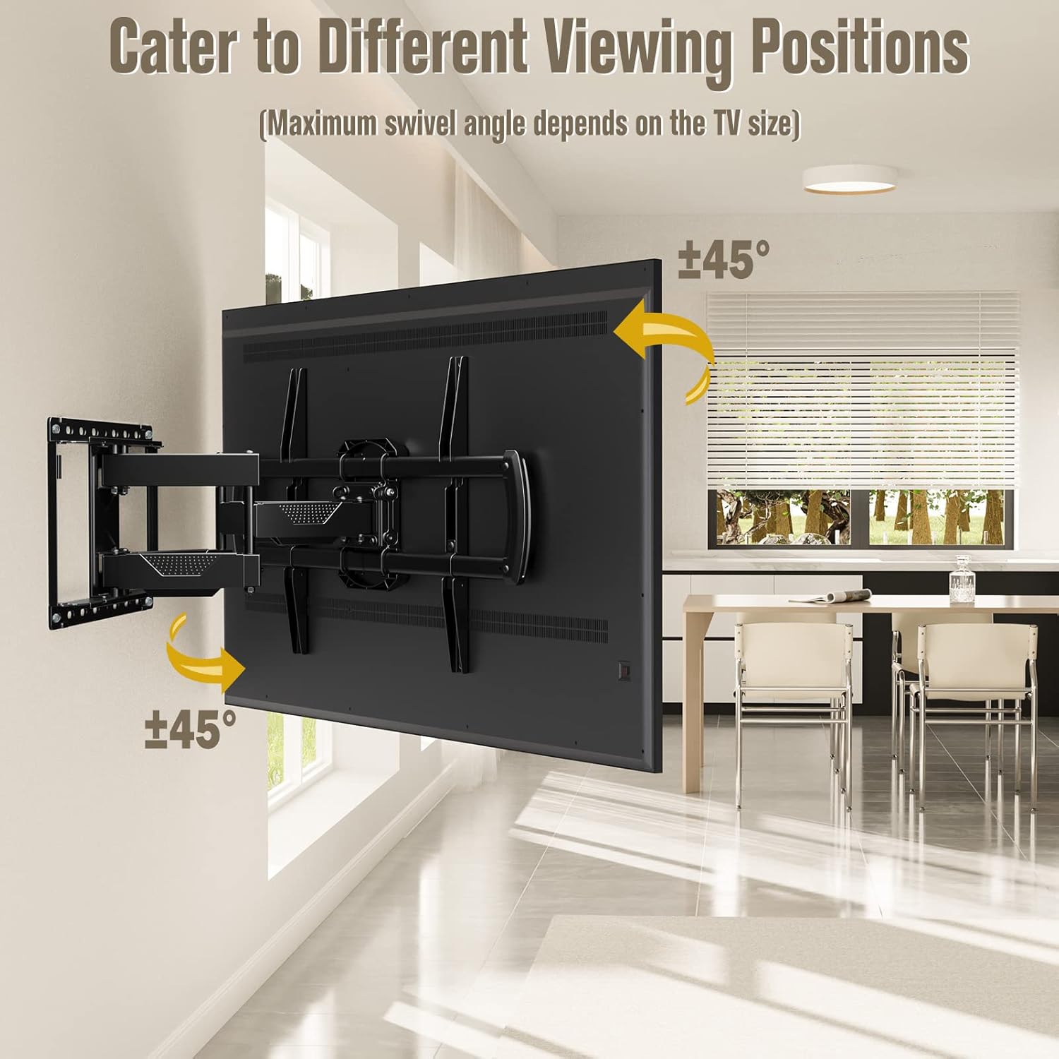 Detalle 1 de Mounting Dream MD2296 Full Motion TV Mount 100 lbs