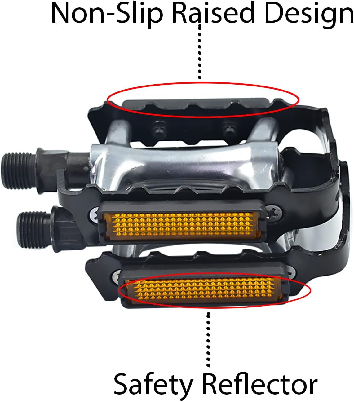 Detalle 2 de Hycline 9/16 Non-Slip Aluminium Pedals