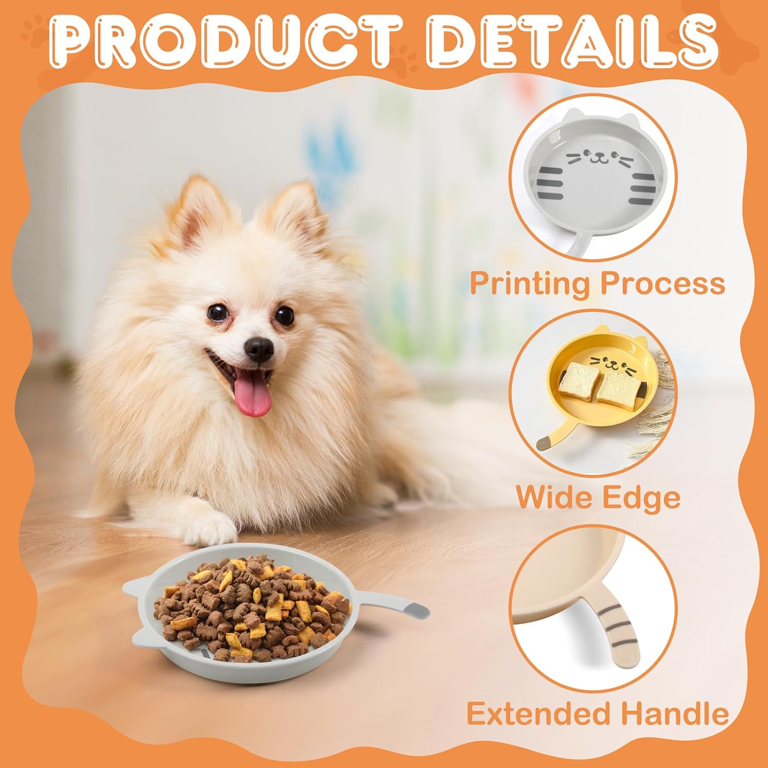 Thumbnail 3 de KATIMI 9 Pack Whisker Friendly Cat Bowls
