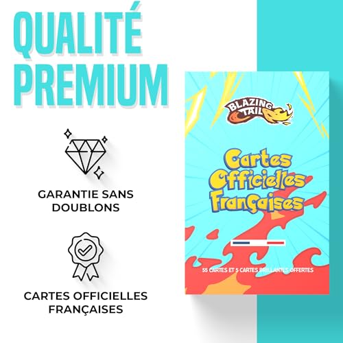 Thumbnail 1 de Blazing Tail – 60 Cartes Françaises Officielles avec 5 Cartes Brillantes