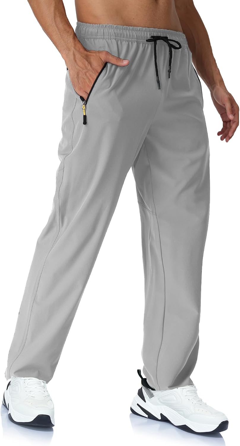 Detalle 2 de Rapoo Lightweight Hiking Pants, Quick-Dry Stretch Joggers for Men
