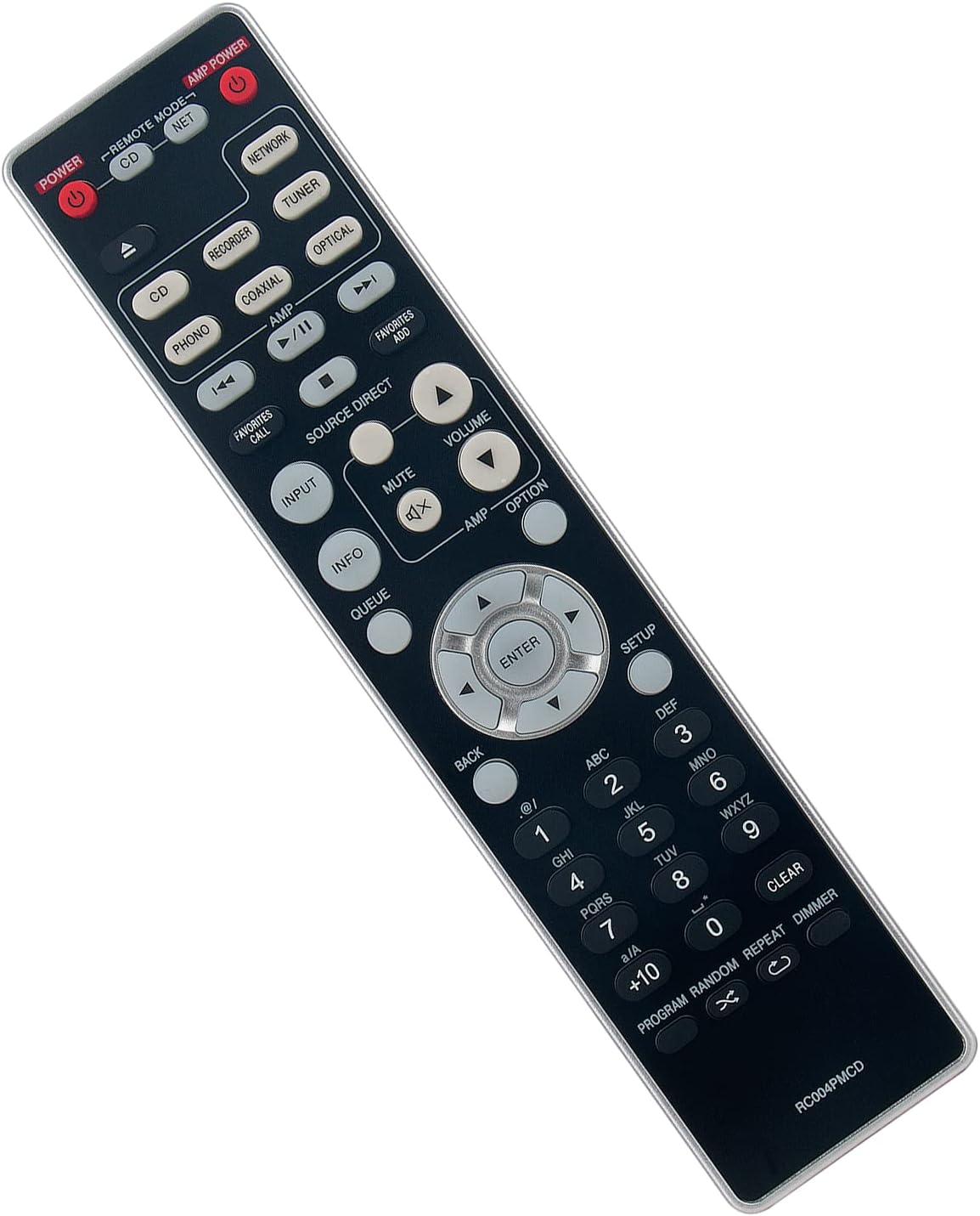 VINABTY RC004PMCD replacement remote for Marantz CD player
