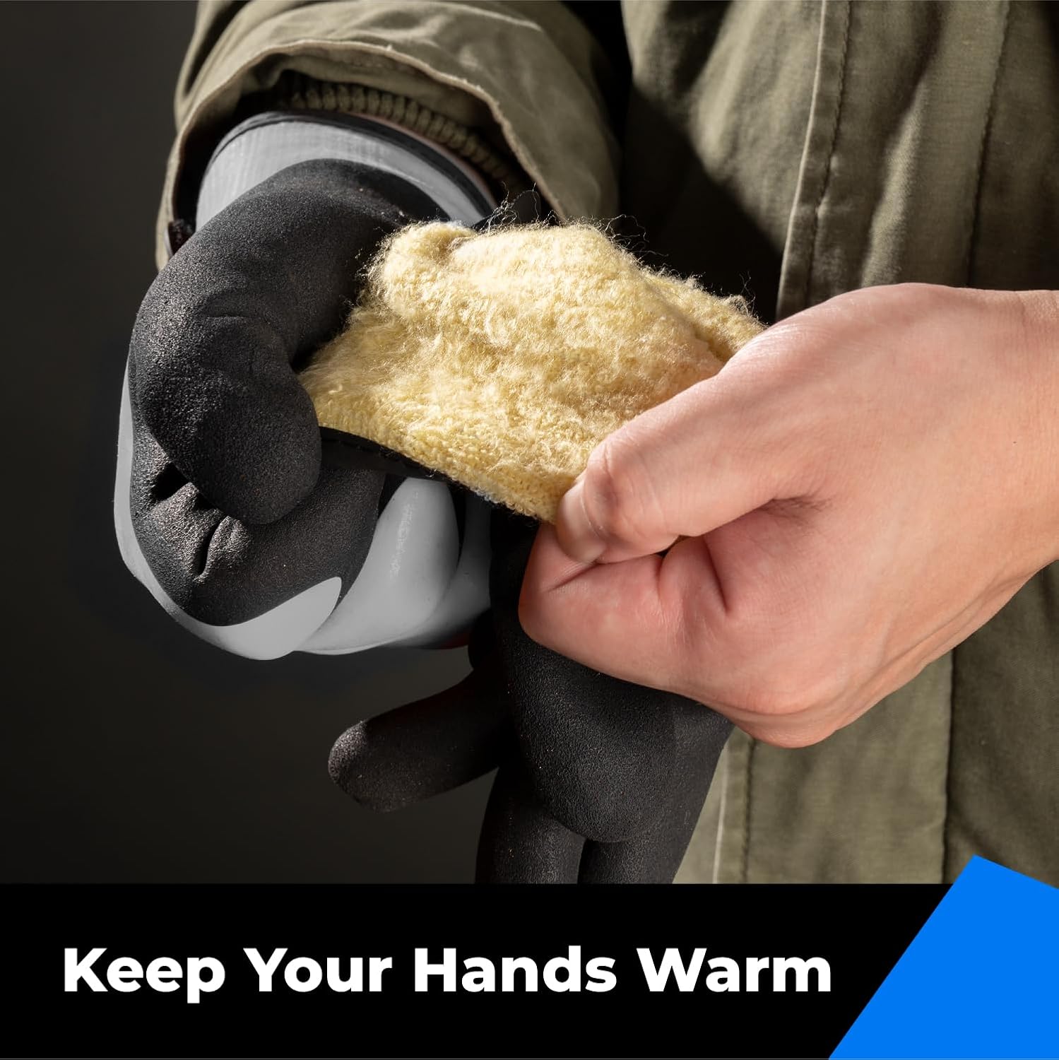 Detalle de toolant 100% Waterproof Winter Work Gloves, M
