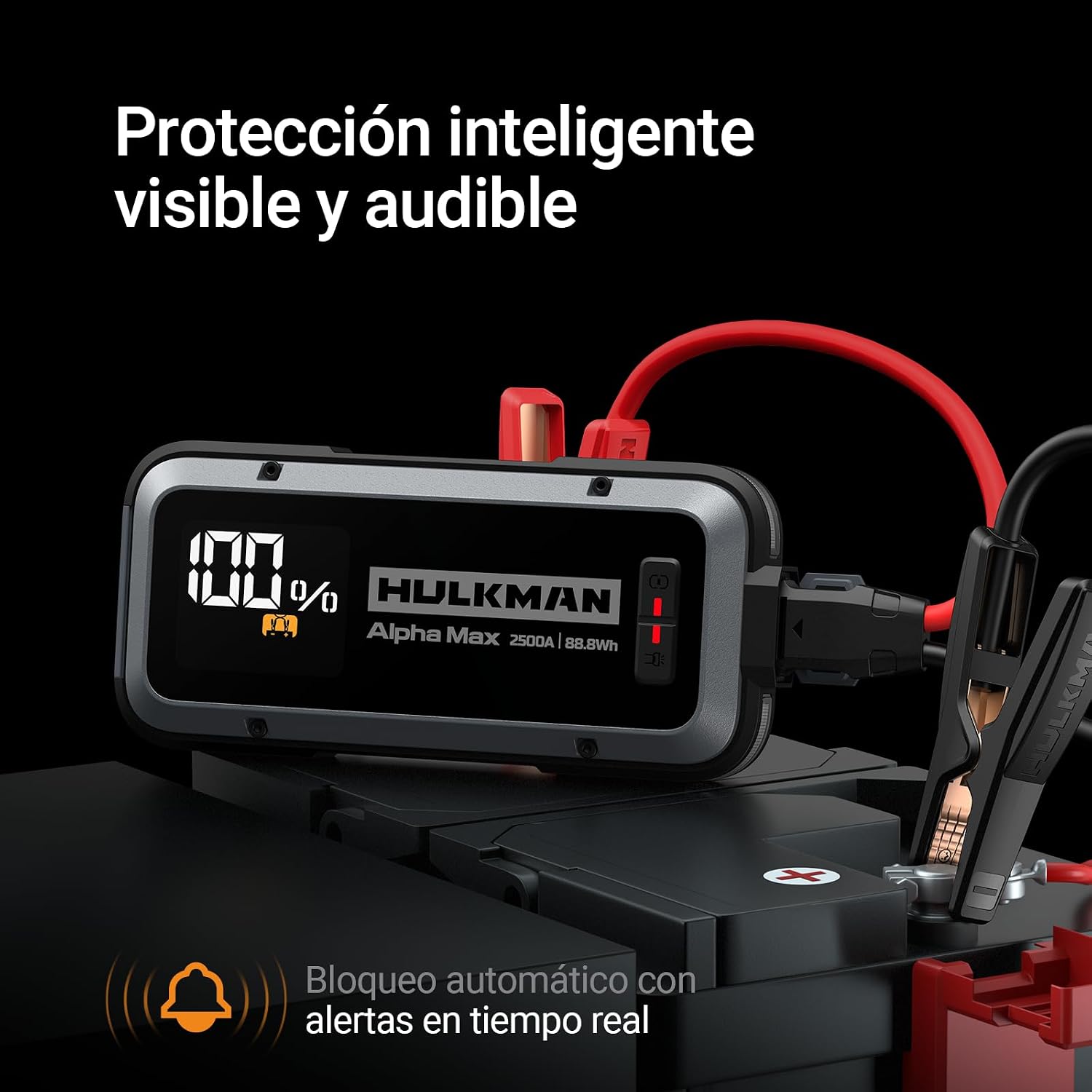 Thumbnail 2 de Hulkman Alpha Max 2500A 88.8Wh: avviatore auto portatile pronto per l’inverno