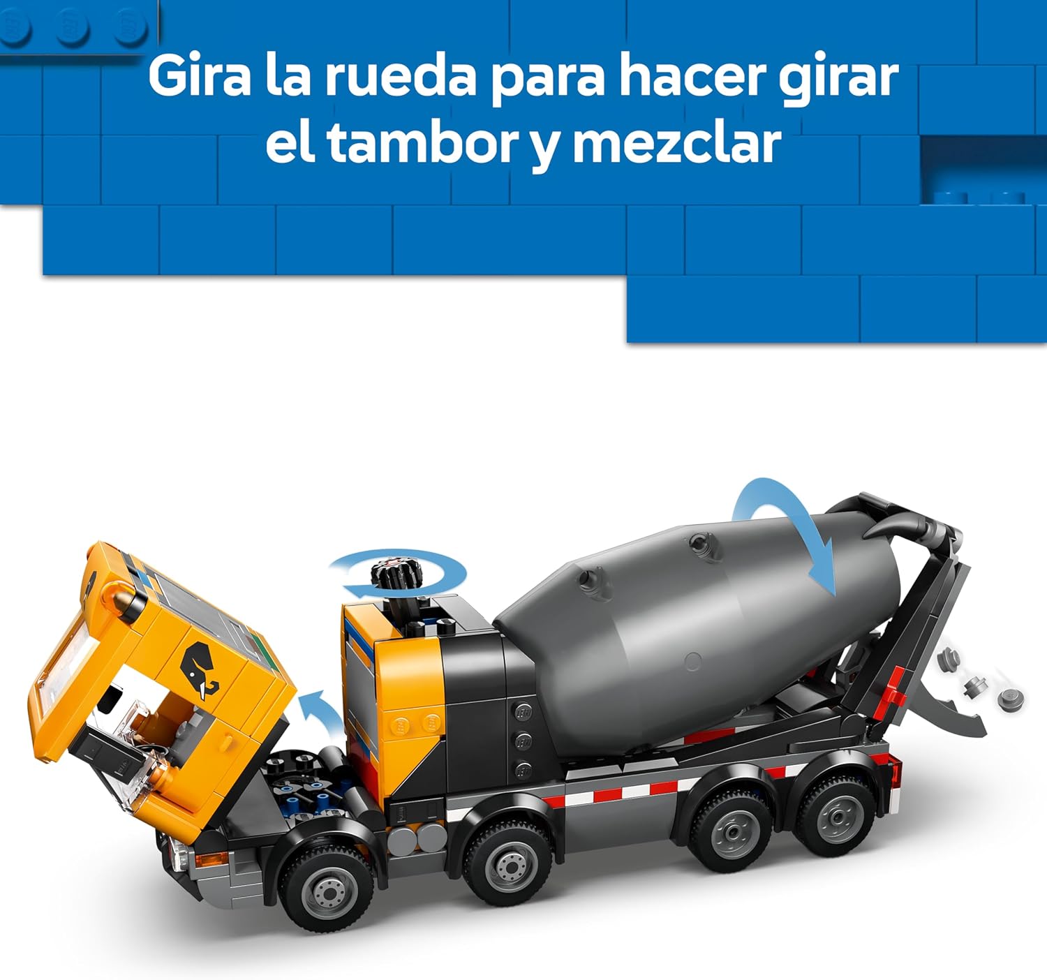 Detalle de LEGO City Hormigonera 60478 para 7+ años