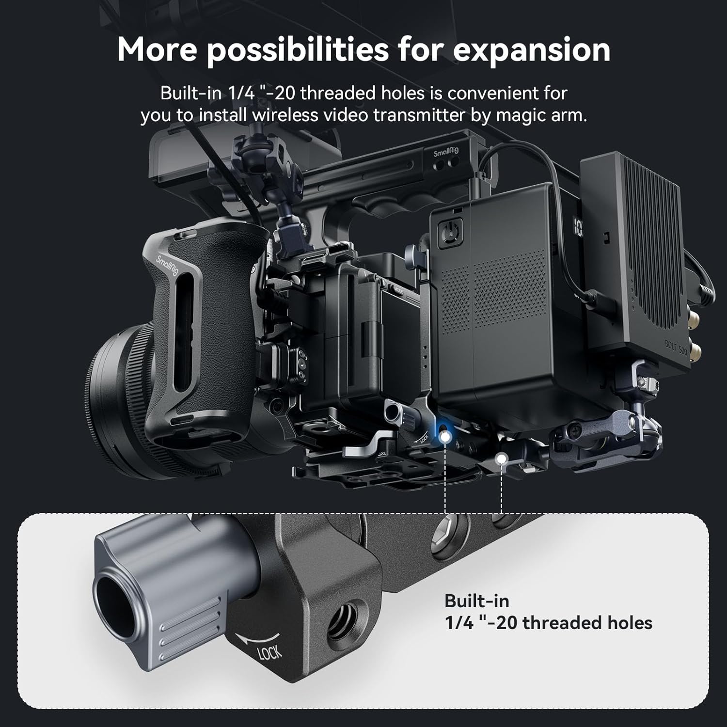 Thumbnail 6 de SMALLRIG 4064B V-Mount Battery Plate 230g