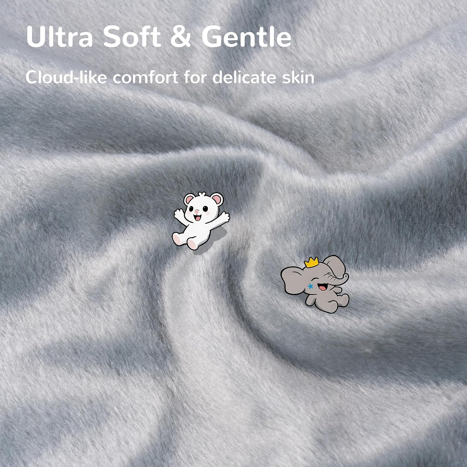 Detalle de HECCEI Baby Lovey Security Blanket 16 Inches