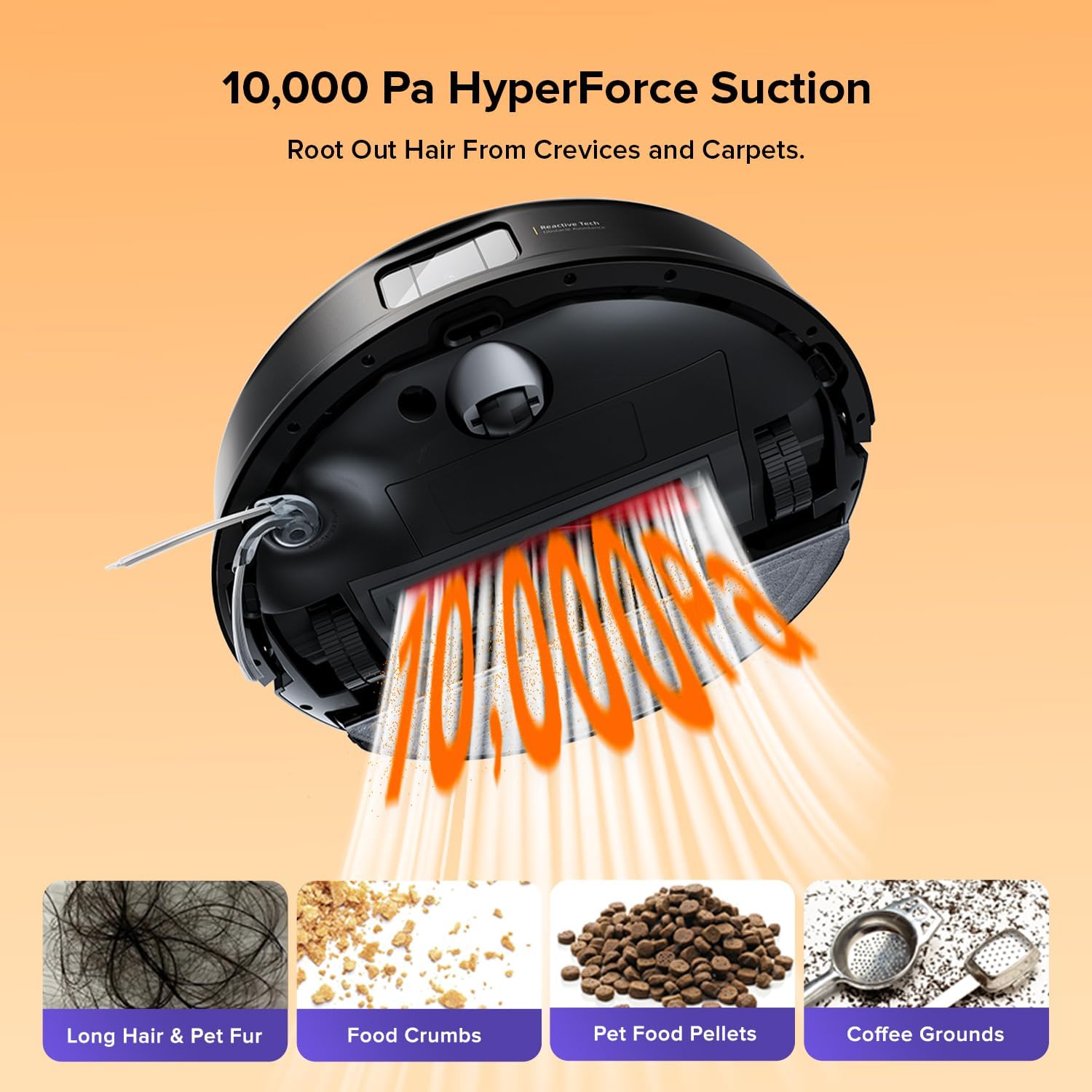 Detalle de Roborock Robot Vacuum and Mop 10,000 Pa