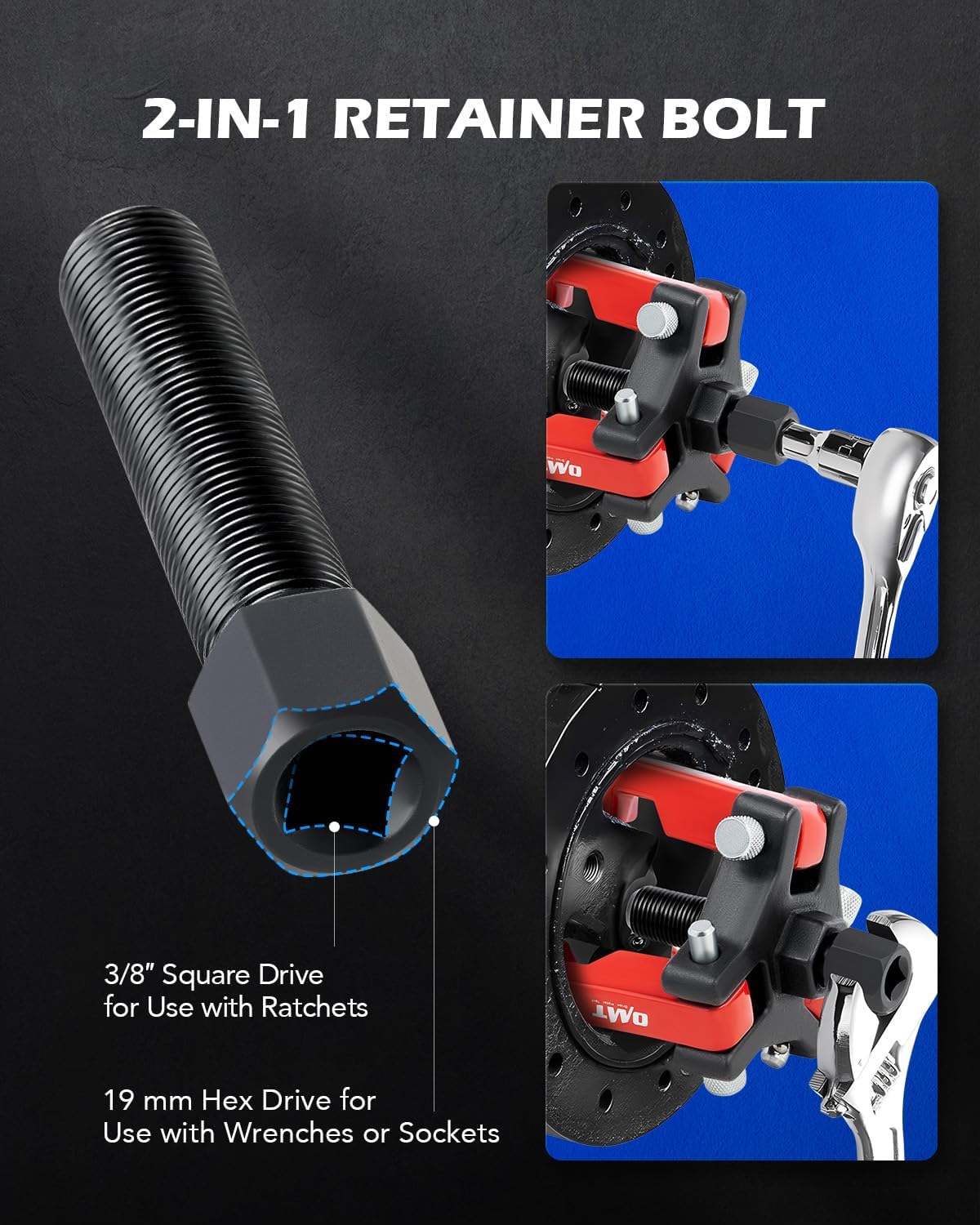 Thumbnail 6 de Orion Motor Tech Harmonic Balancer Puller Kit — Adjustable 3-Jaw Set for Quick, Safe Removal