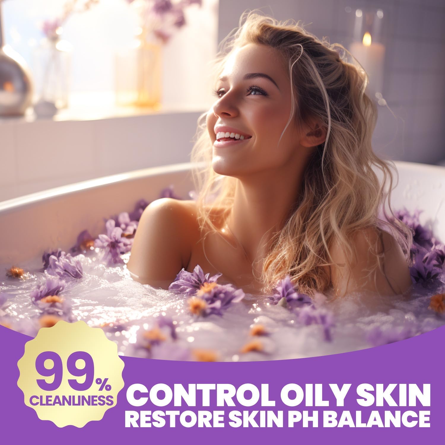 Thumbnail 2 de Spa Luxetique Lavender Bath Gift Set 8-Pcs