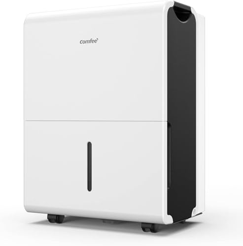 Detalle de Comfee MDDP-50DEN7 Entfeuchter – 50 L/24h, Raumgröße ca. 250 m³ (100 m²)
