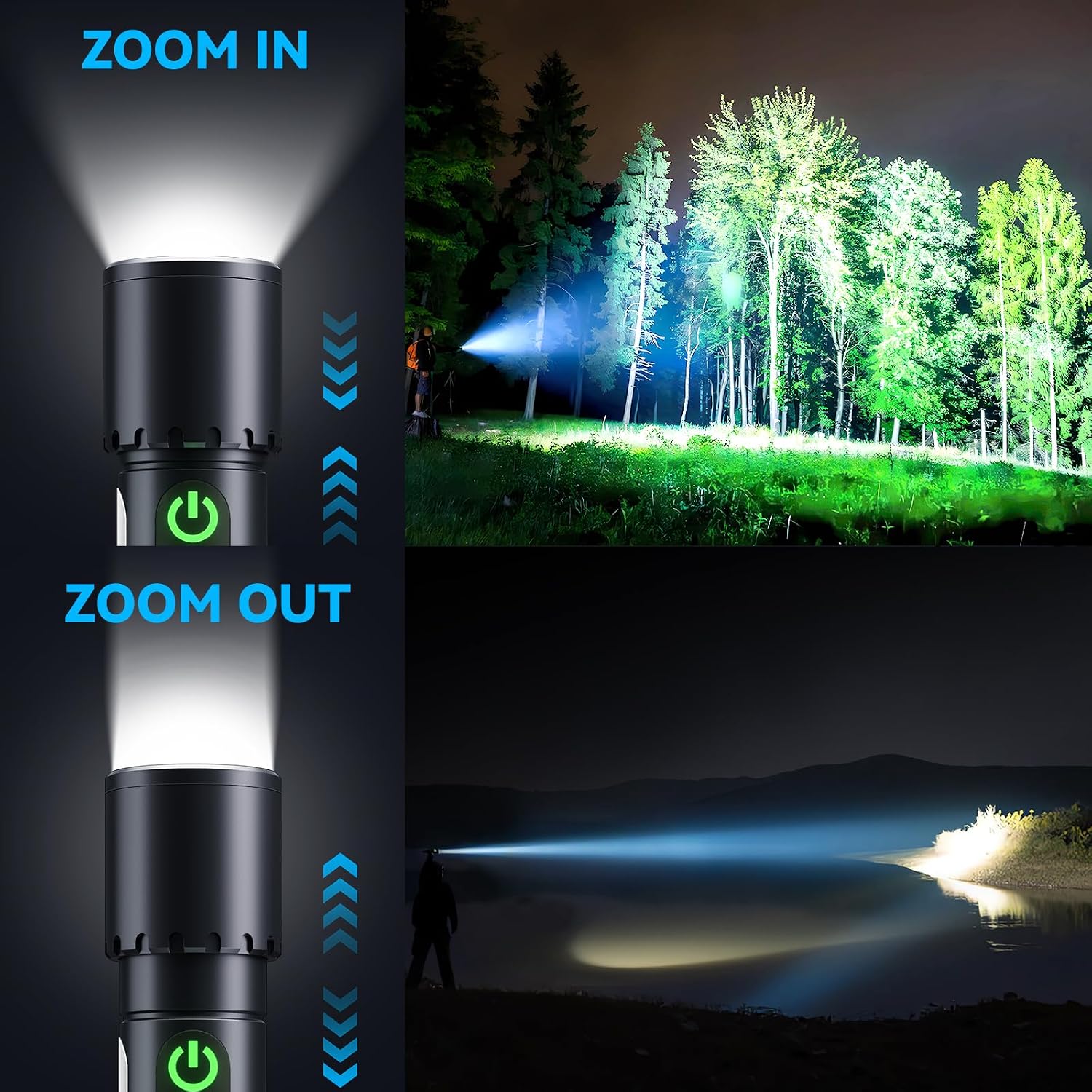 Thumbnail 6 de ET Magnetic Rechargeable Torch LED Super Bright 1000000 Lumens 🔦