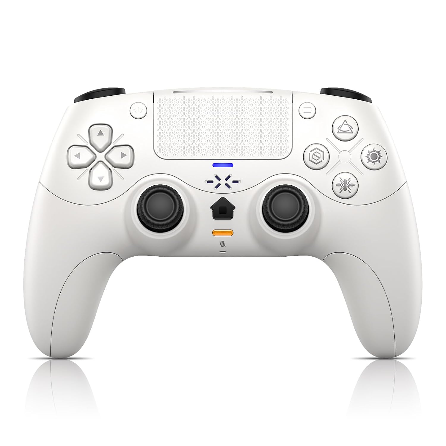 Detalle de Gamrombo Wireless Controller für PS5/PC – Dynamische Trigger, HD-Vibration und 2000 mAh Akku