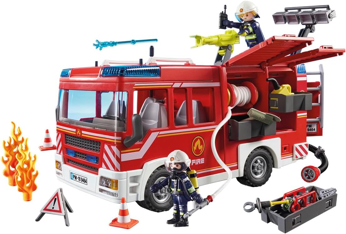 Thumbnail 3 de PLAYMOBIL City Action 9464 Feuerwehr-Rüstfahrzeug mit Licht und Sound – 138-teiliges Set ab 5 Jahren
