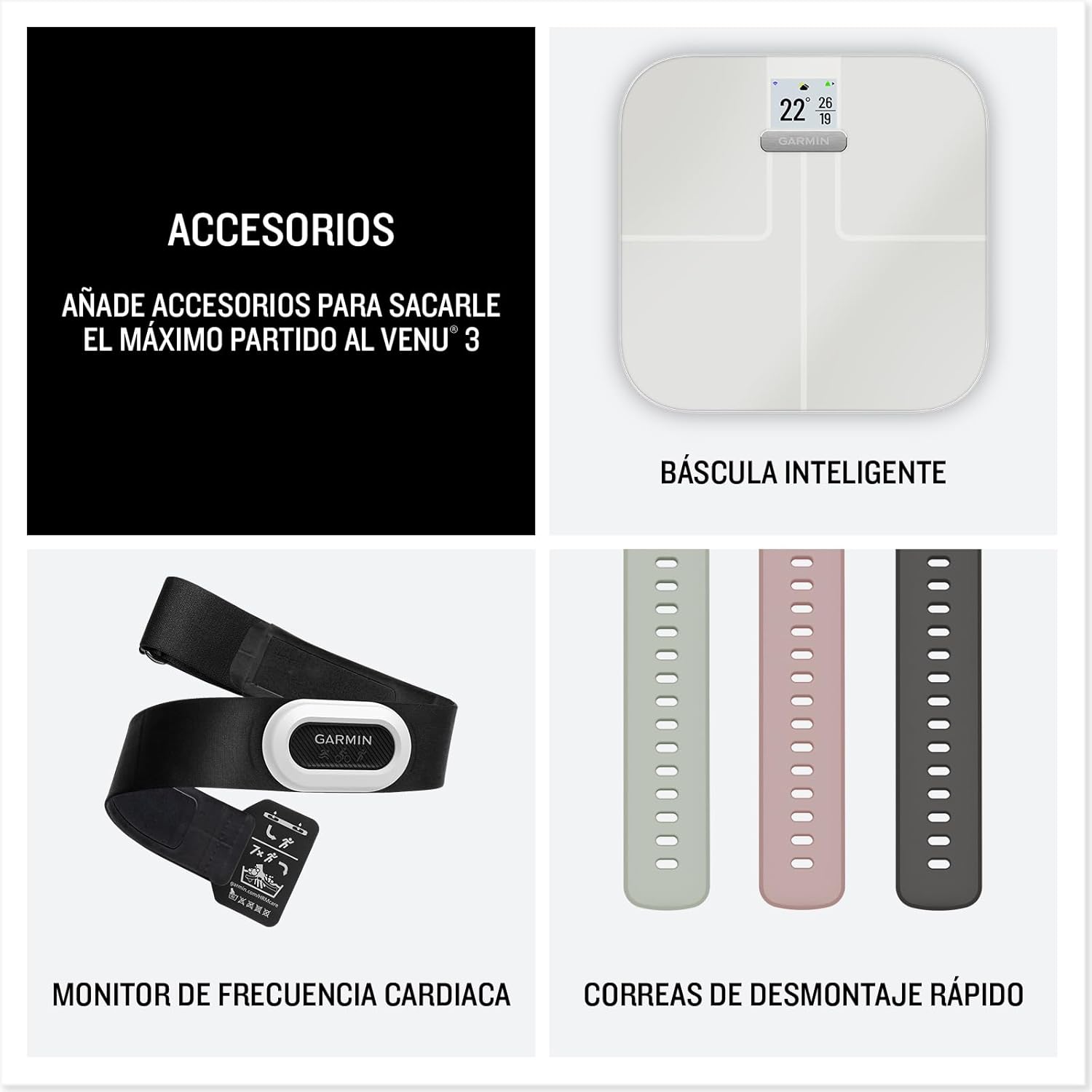 Thumbnail 5 de Garmin Venu 3S Rosa Gold — Smartwatch AMOLED y GPS