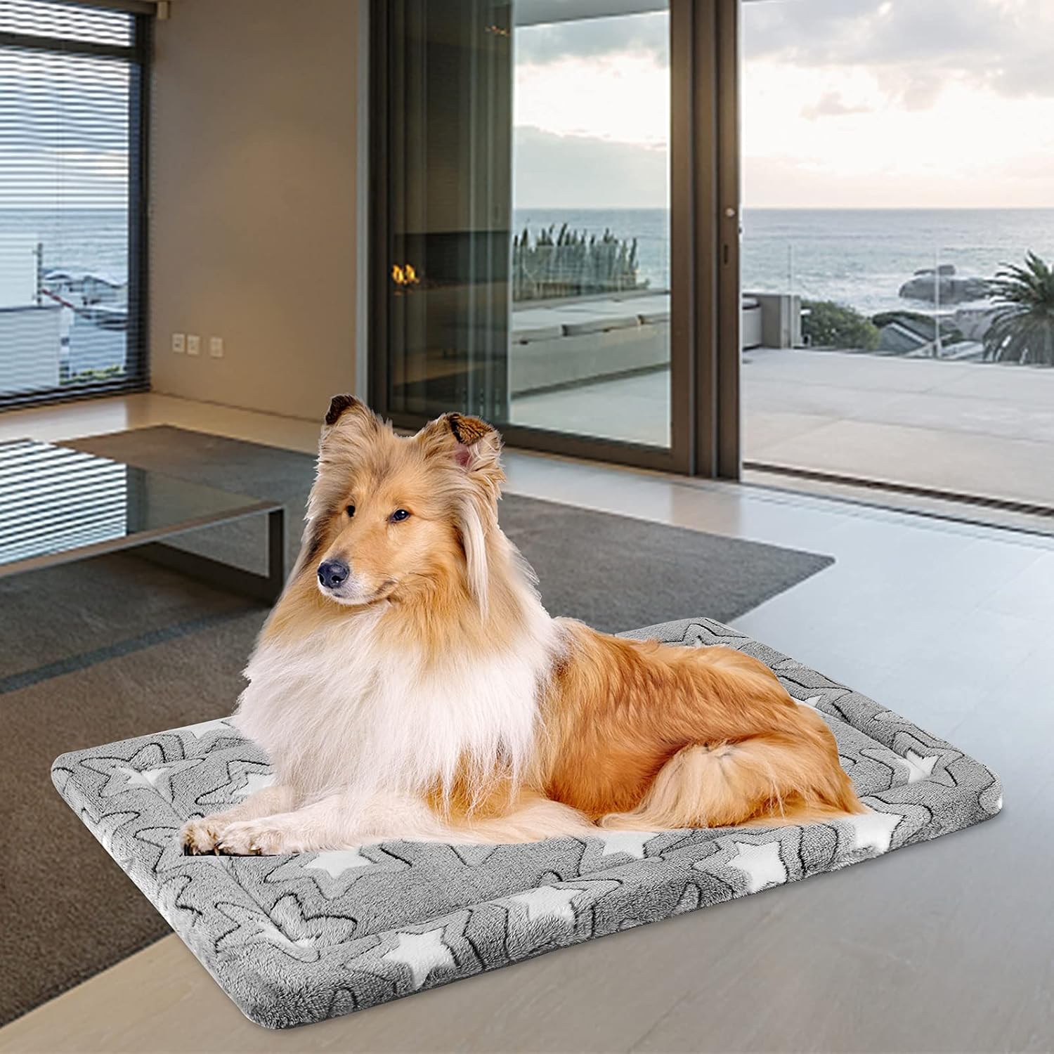 Detalle 2 de EMPSIGN Alfombra de Cama para Perro XXL 122×76 cm