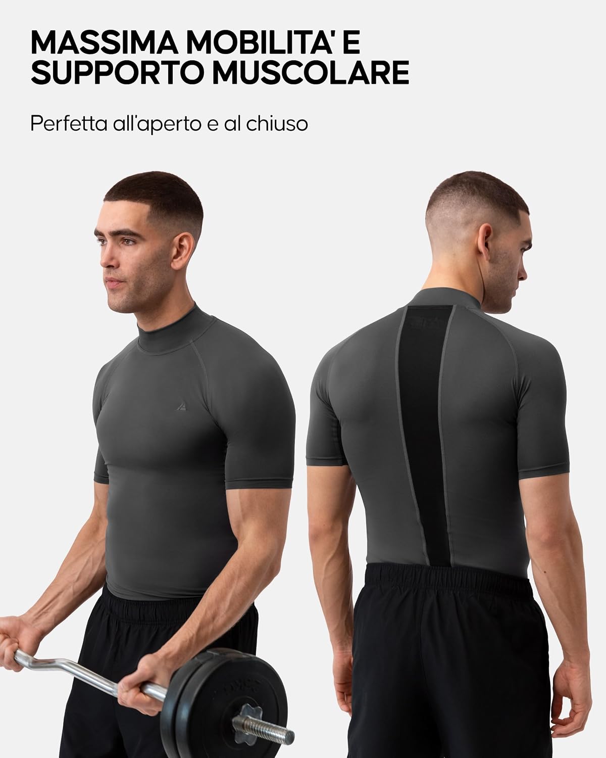 Detalle 2 de DANISH ENDURANCE Maglia Compressione Uomo 2 pezzi