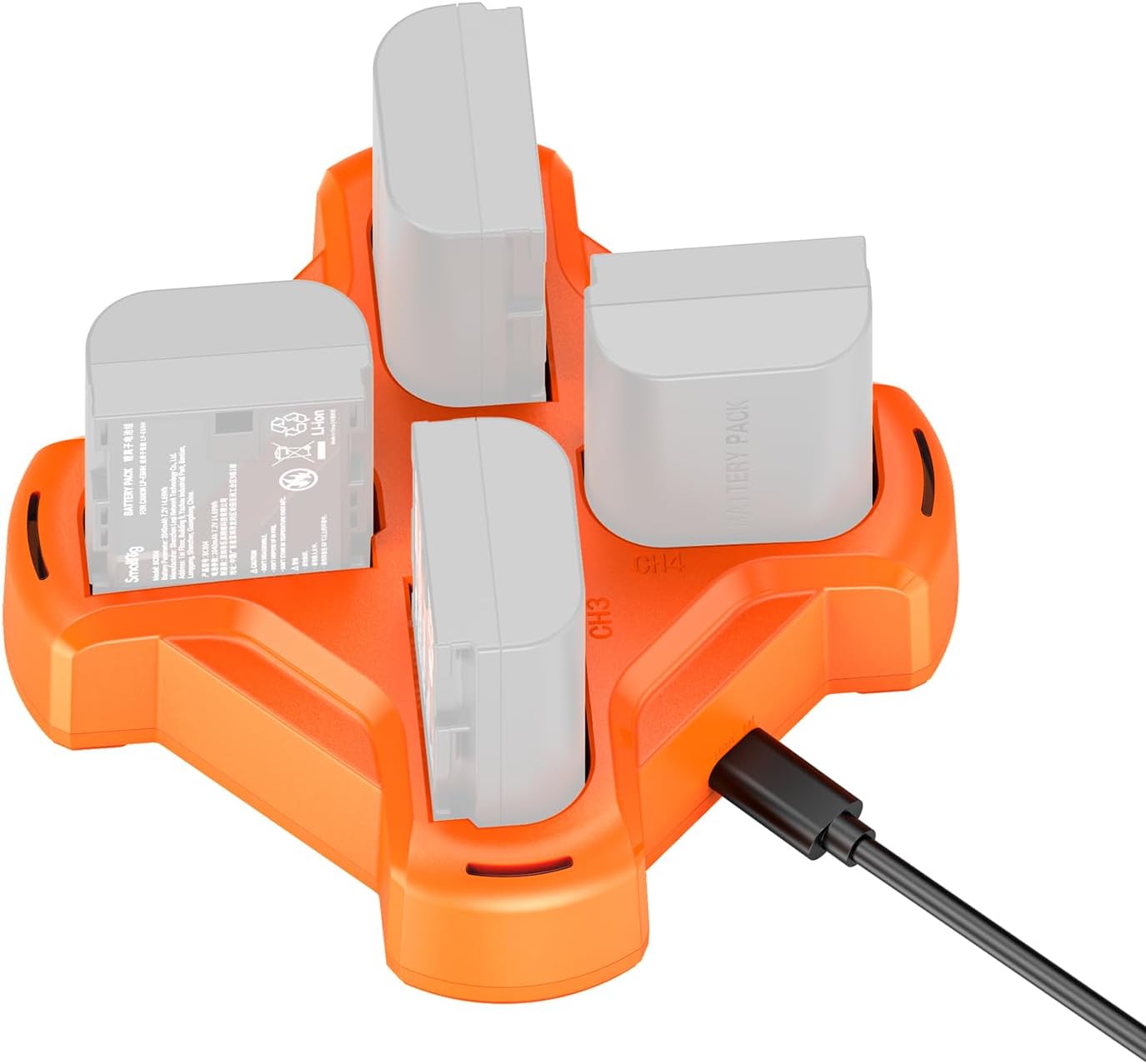 Detalle 2 de SMALLRIG 4-Channel LP-E6NH 60W Charger