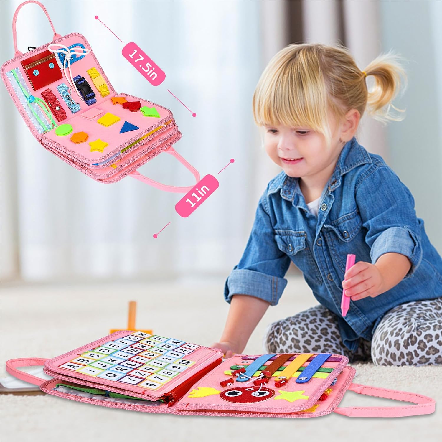 Detalle 2 de Esjay Busy Board, 8-page activity book