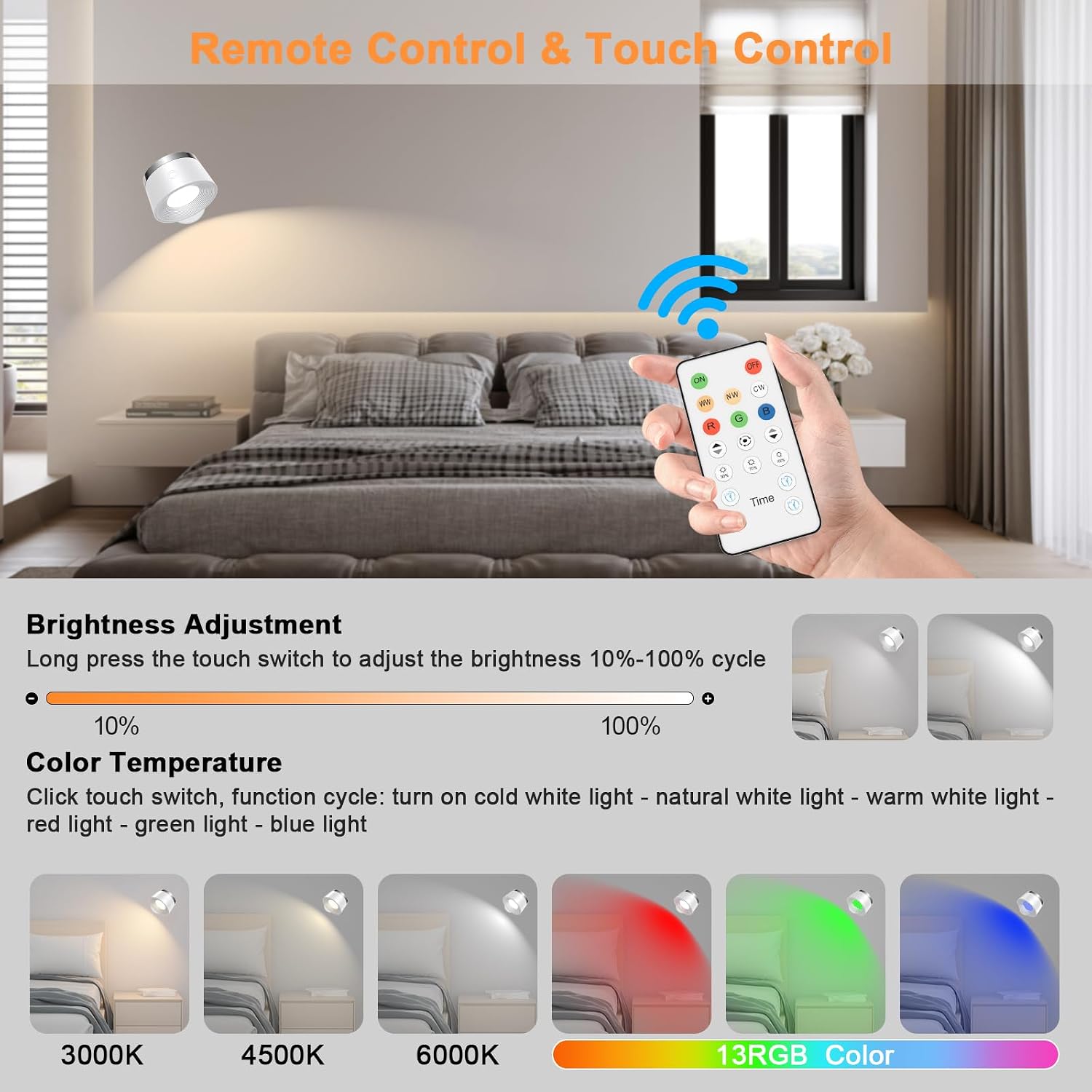 Detalle 2 de Speclux Battery Operated Wall Lights