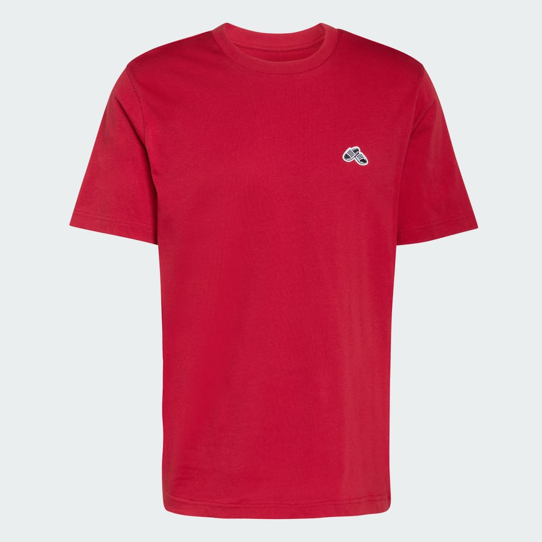 Thumbnail 3 de ADIDAS CAMISETA ESTAMPADA SUMMER SLIDE TRIM - Burgundy