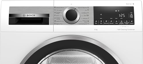 Detalle de Bosch Serie 6 WQG245D1ES: Secadora de bomba de calor de 9 kg con AutoDry
