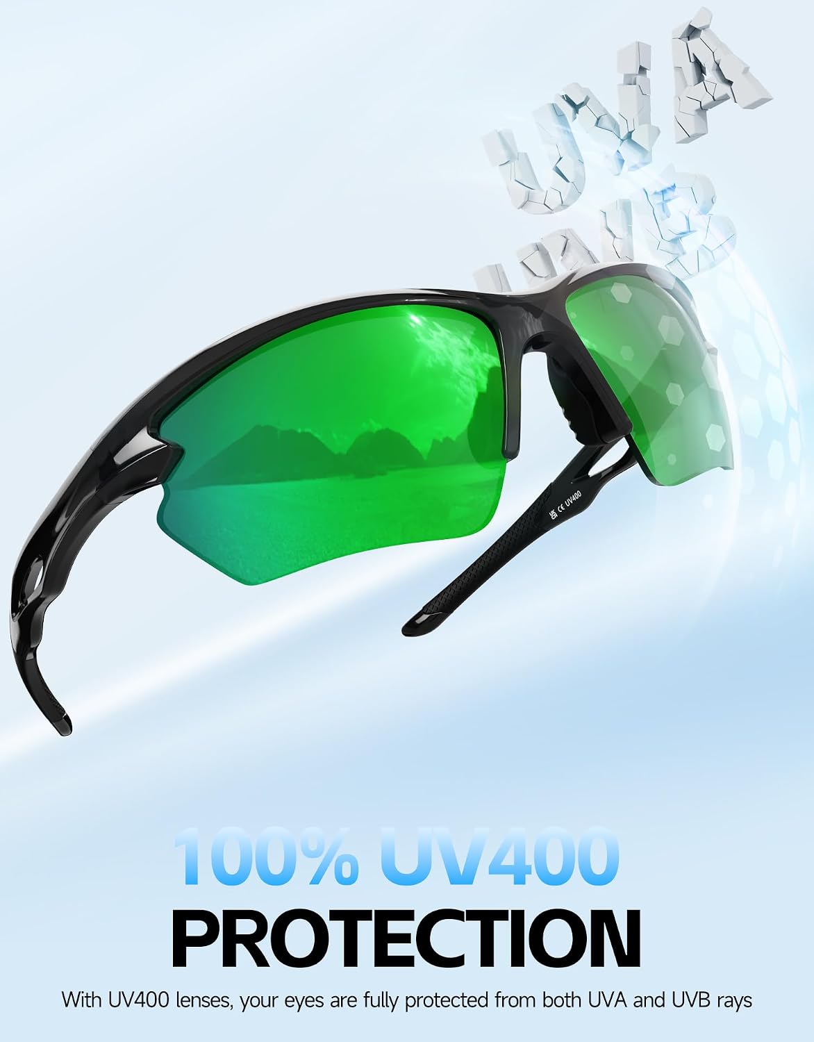 Thumbnail 3 de BONDDI Polarised Sunglasses for Men and Women – Ultra Light, Unbreakable Frame with UV400 Protection
