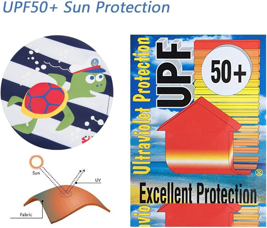 Thumbnail 2 de upandfast UPF 50+ toddler rashguard swimwear with full-length zipper