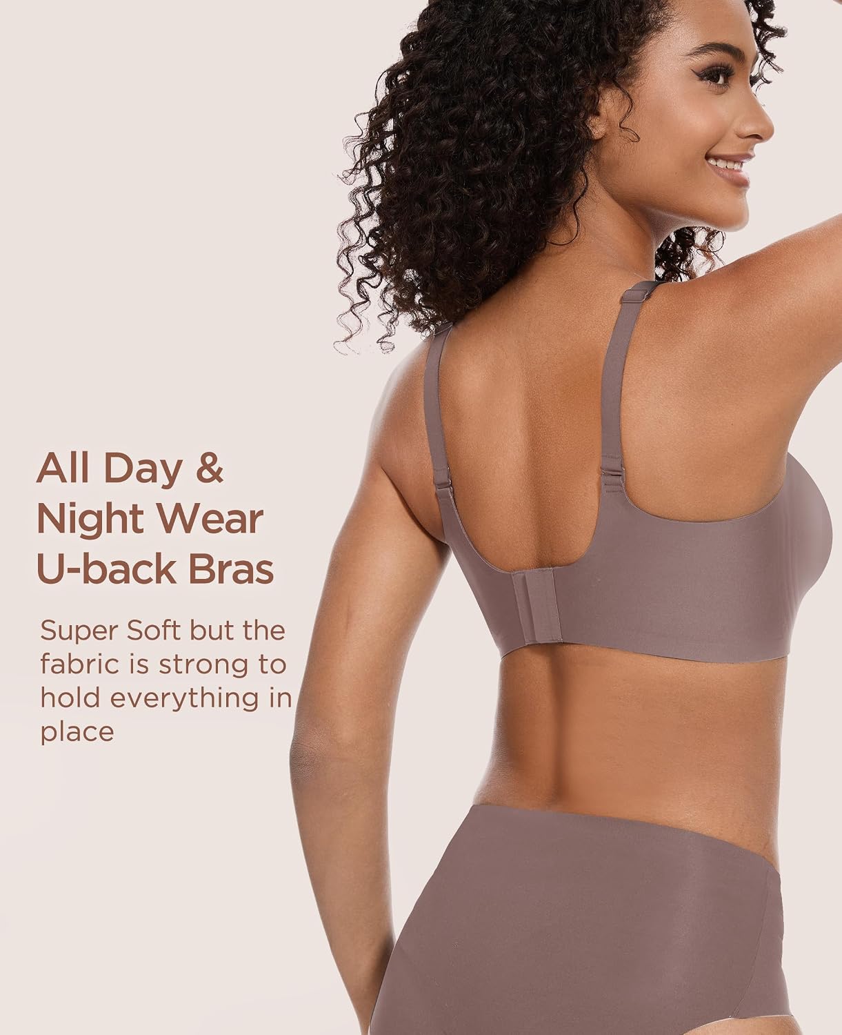 Detalle 2 de HBselect Nursing Bras for Breastfeeding – Seamless Jelly Bra, Wireless Maternity Bralette