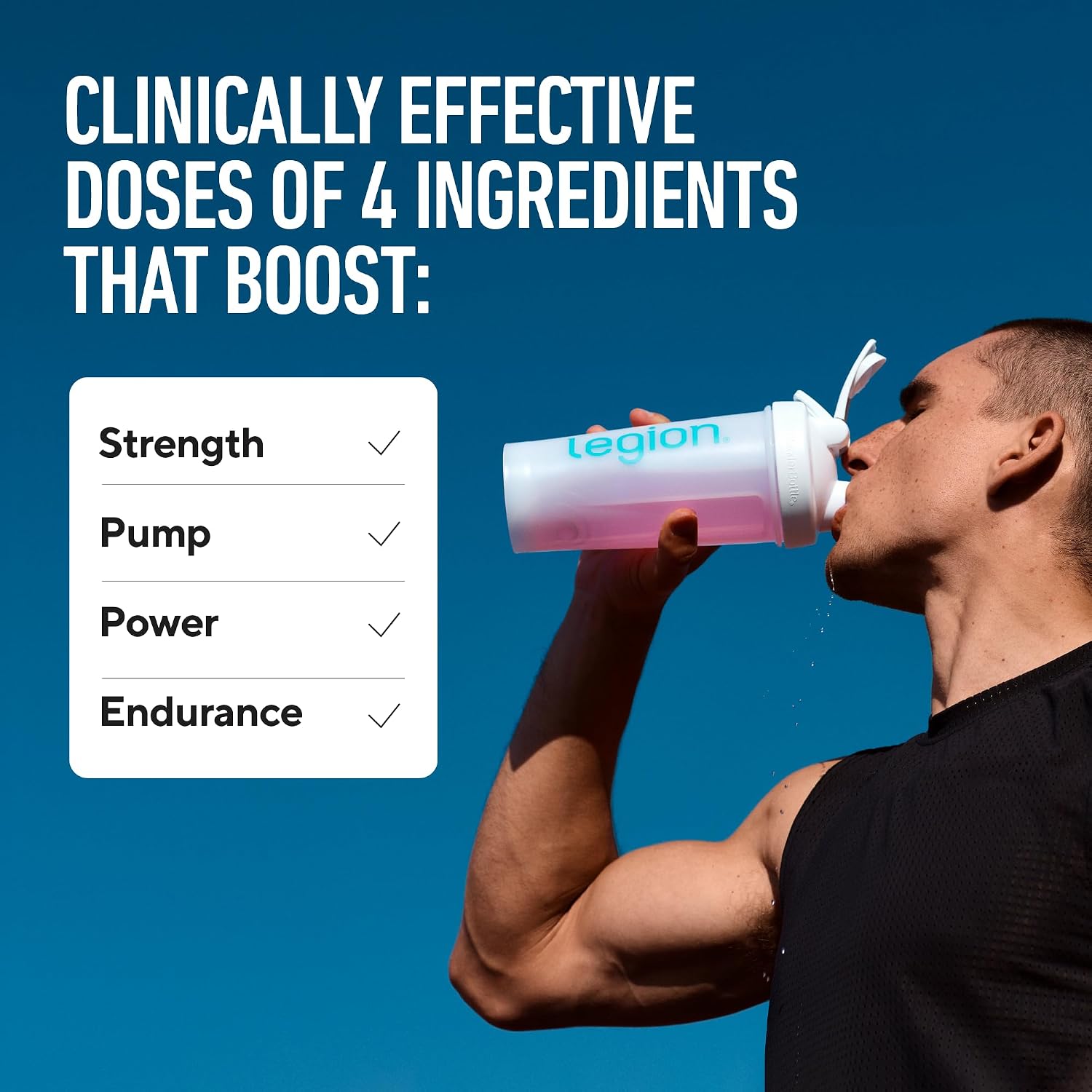 Detalle de Legion Pulse 2Y-3Z0U-LNT0 Caffeine-Free Pre-Workout Powder, Blue Razz