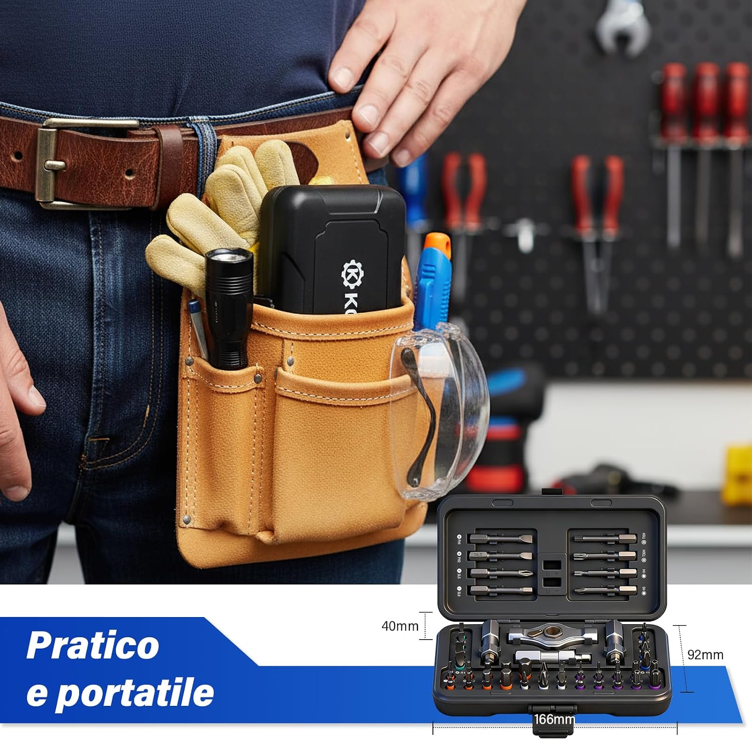 Thumbnail 6 de Koeutoze Set cacciaviti magnetici 42 in 1 per precisione 🛠