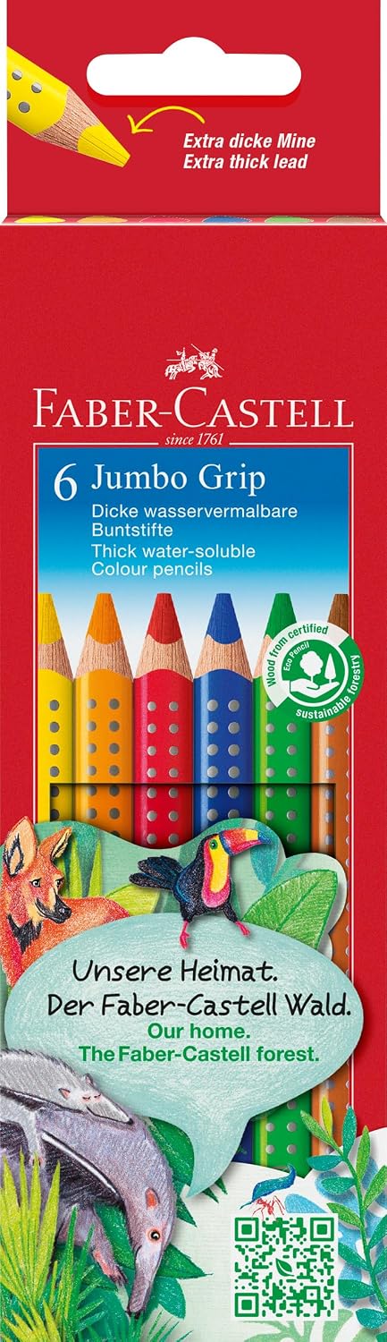 Thumbnail 4 de Faber-Castell 110991 Jumbo Grip Pastell 5-teilig