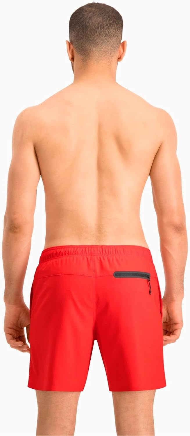 Detalle de Puma Herren Medium Length Swim Shorts – 1er Pack