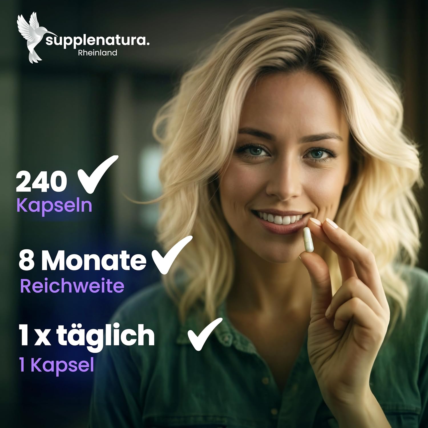 Detalle de SUPPLENATURA L Theanin 200mg 240 Kapseln