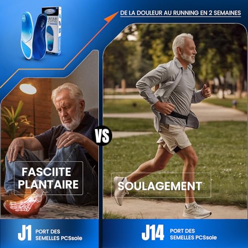 Detalle de PCSsole Semelles Orthopédiques Nouvelle Génération – Support d'Arche Intensité Élevée 110 kg+