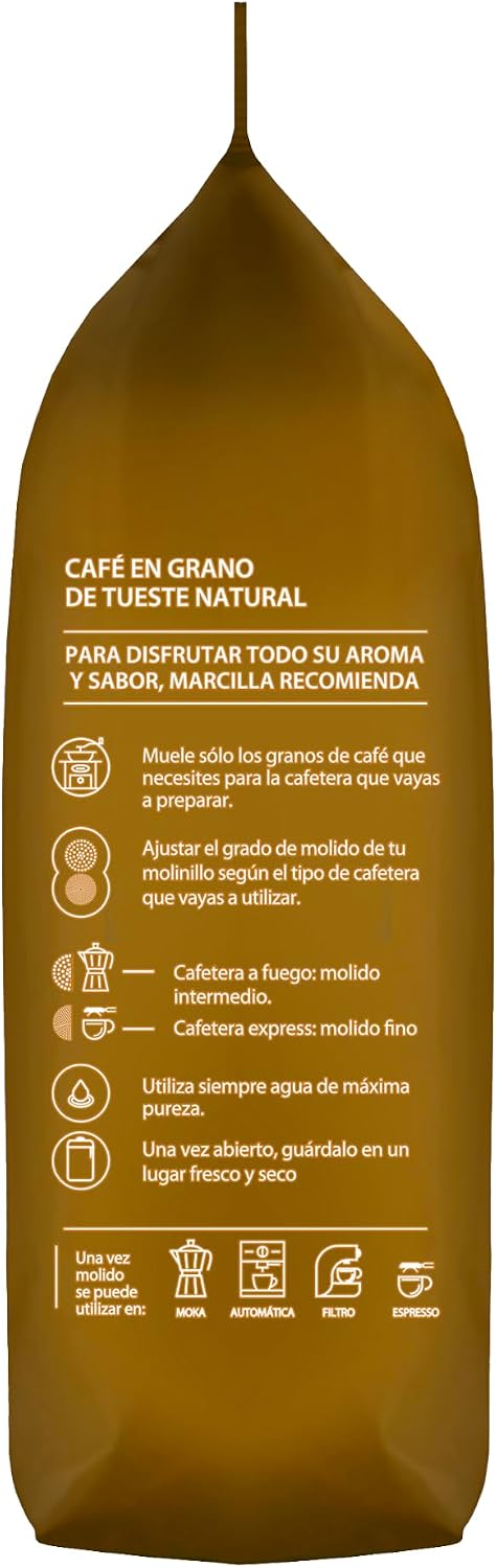 Detalle 2 de Marcilla Gran Aroma Café en Grano 500g