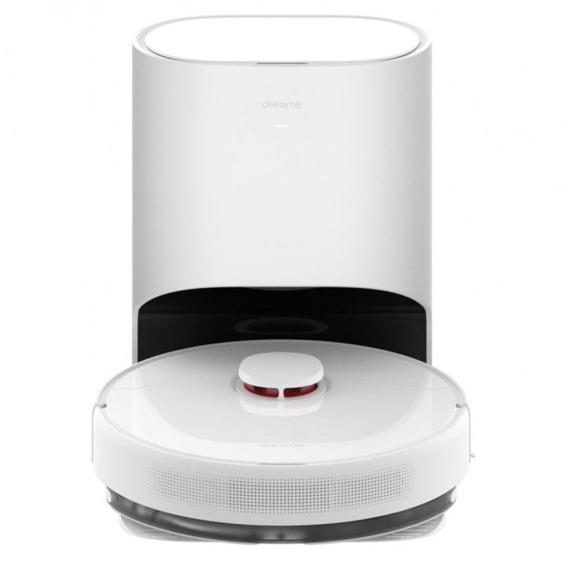 Detalle de Dreame D10 Plus Robot Aspirador + Estación de Vaciado Automático: autonomía y limpieza sin intervención