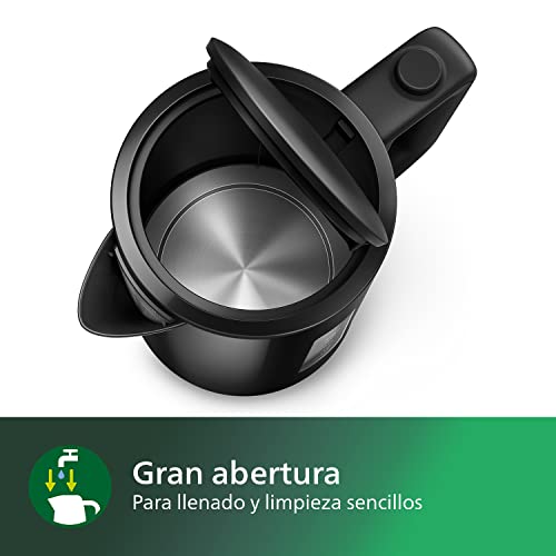 Detalle de PHILIPS 3000: Hervidor de agua eléctrico 1,7 L, ebullición rápida, negro