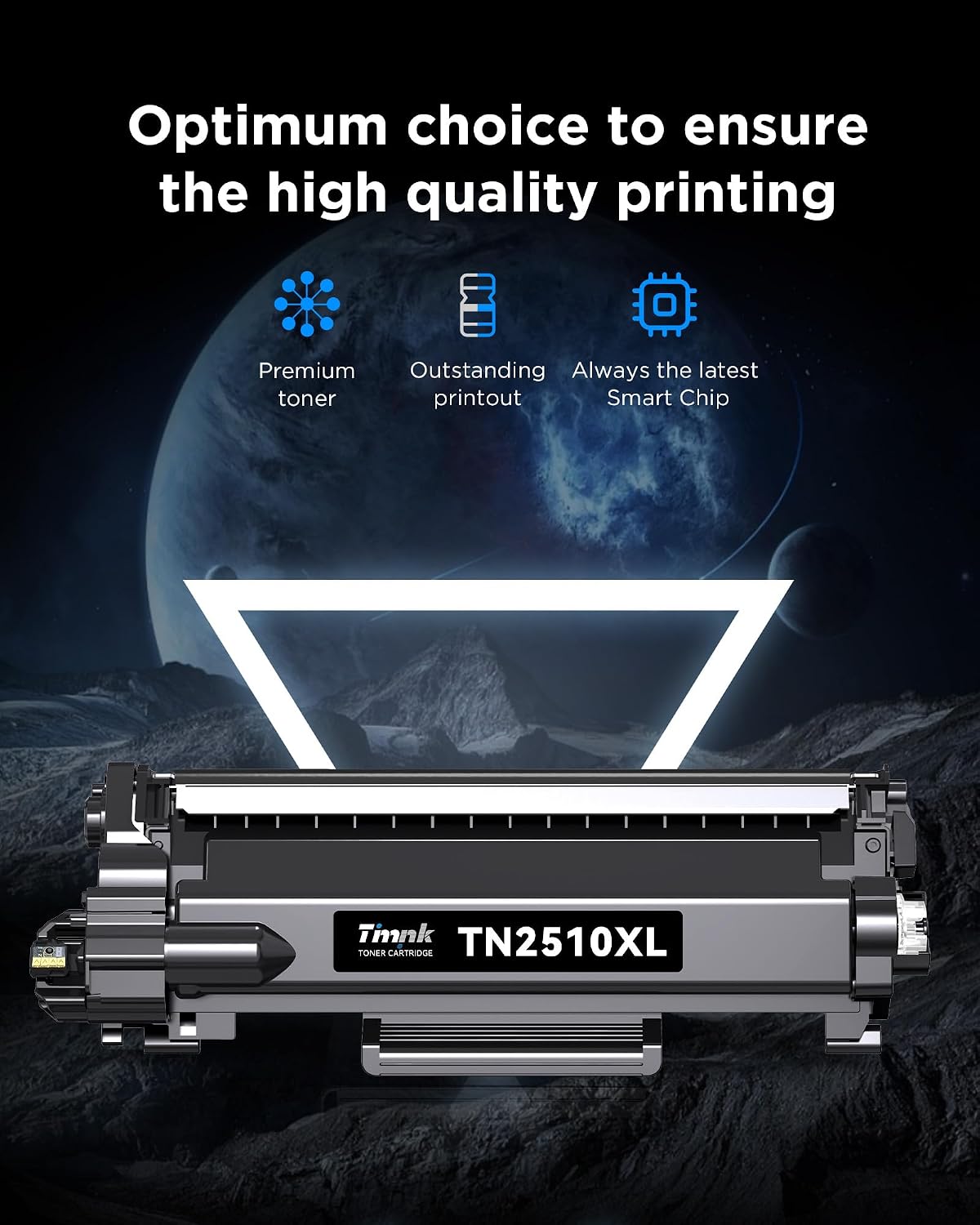 Detalle de Timink TN2510/TN2510XL black toner (with chip) for Brother laser printers