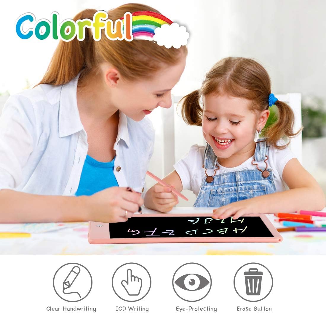 Detalle 2 de ORSEN 10-Inch LCD Writing Tablet for Kids (Color Doodle Board, Pink)