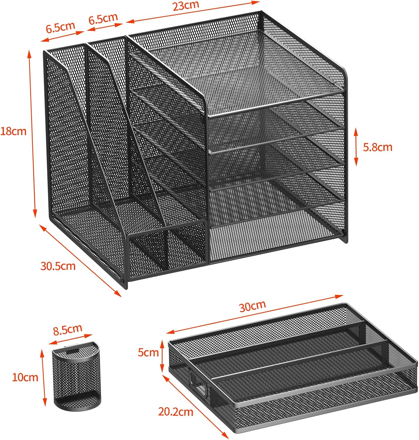 Thumbnail 4 de Restorgan Schreibtisch Organizer 13,8×11×12 Zoll