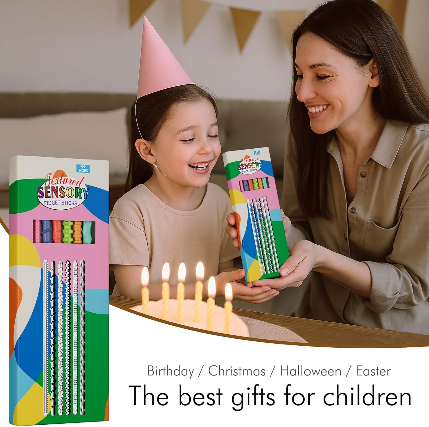 Thumbnail 6 de Sensory Fidget Sticks 6PCS for Stress Relief