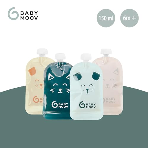 Thumbnail 2 de Babymoov 20 Gourdes Réutilisables pour Bébé et Enfant – 150 ml, Plastique Recyclé, Sans BPA, Hermétiques et Réinscriptibles