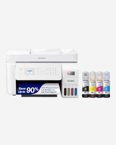 Thumbnail 7 de Epson EcoTank ET-4800 Wireless All-in-One Supertank Printer with Scanner, Copier, Fax, ADF and Ethernet