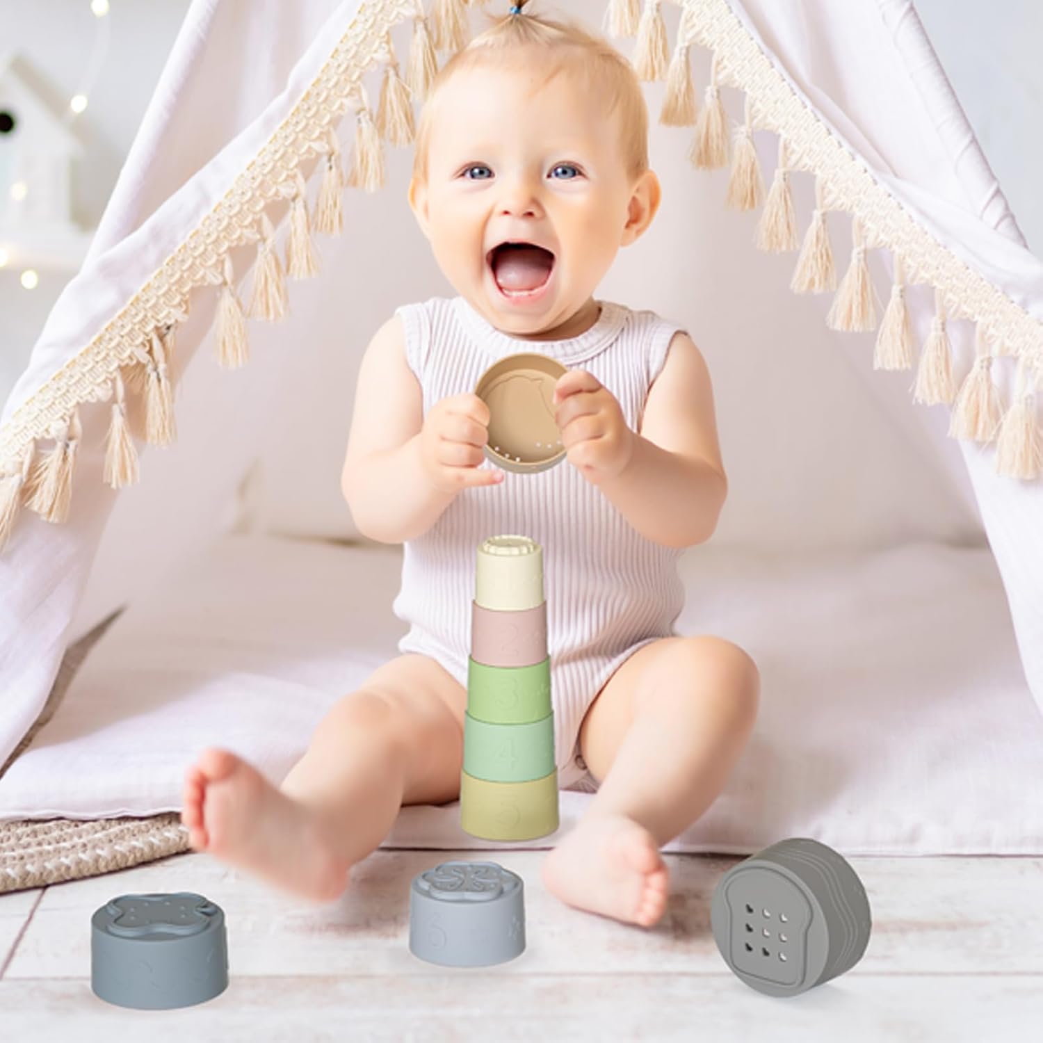 Thumbnail 4 de Stapelbecher Baby 9 Stück für 3-6 Monate