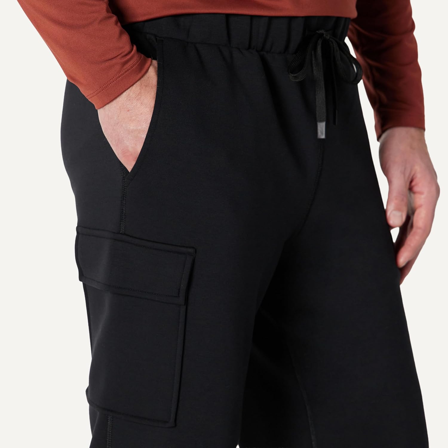 Detalle de Amazon Essentials Men's Active Sweat Relaxed-Fit Cargo Jogger