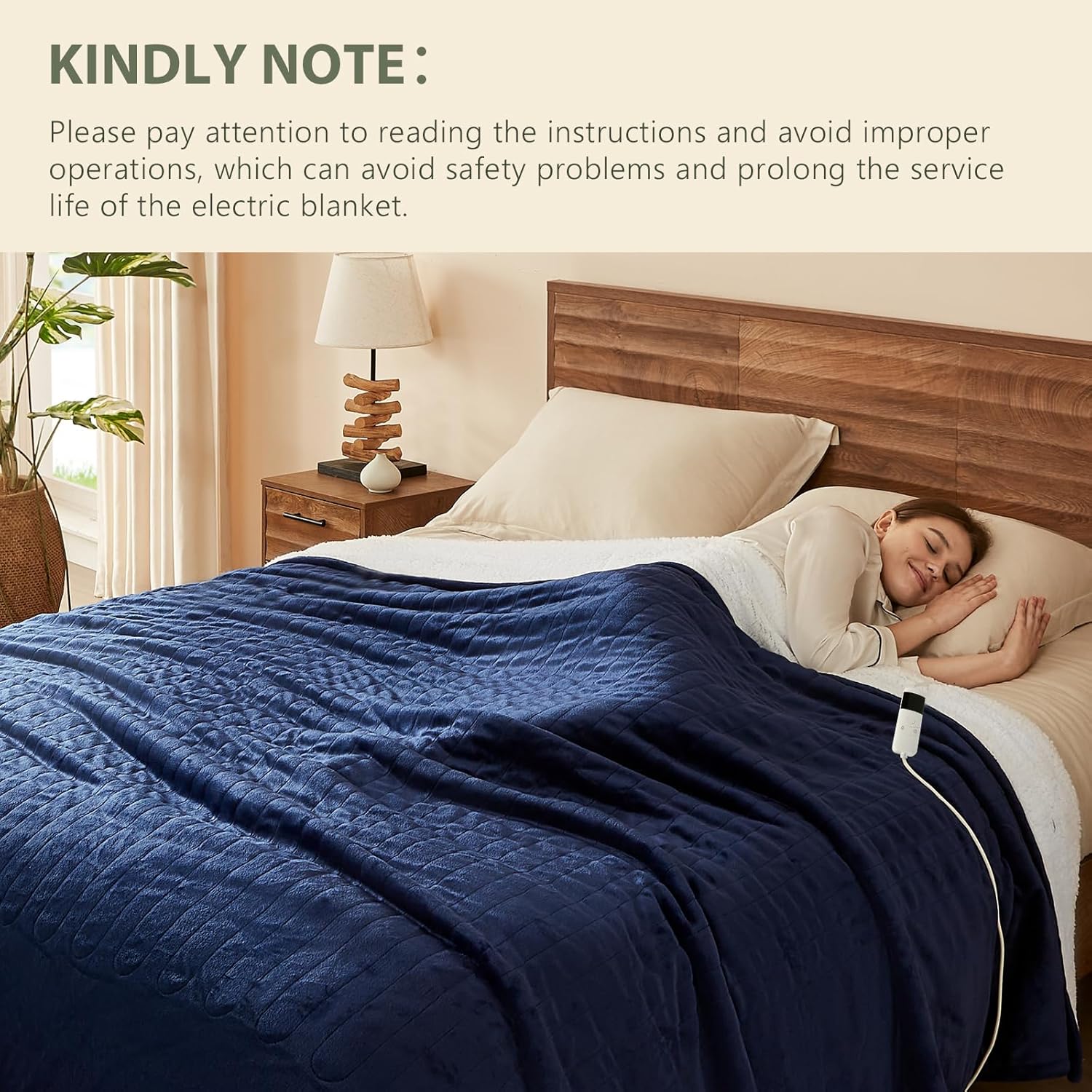 Thumbnail 5 de Homemate Heated Blanket Electric Throw - 130x160cm